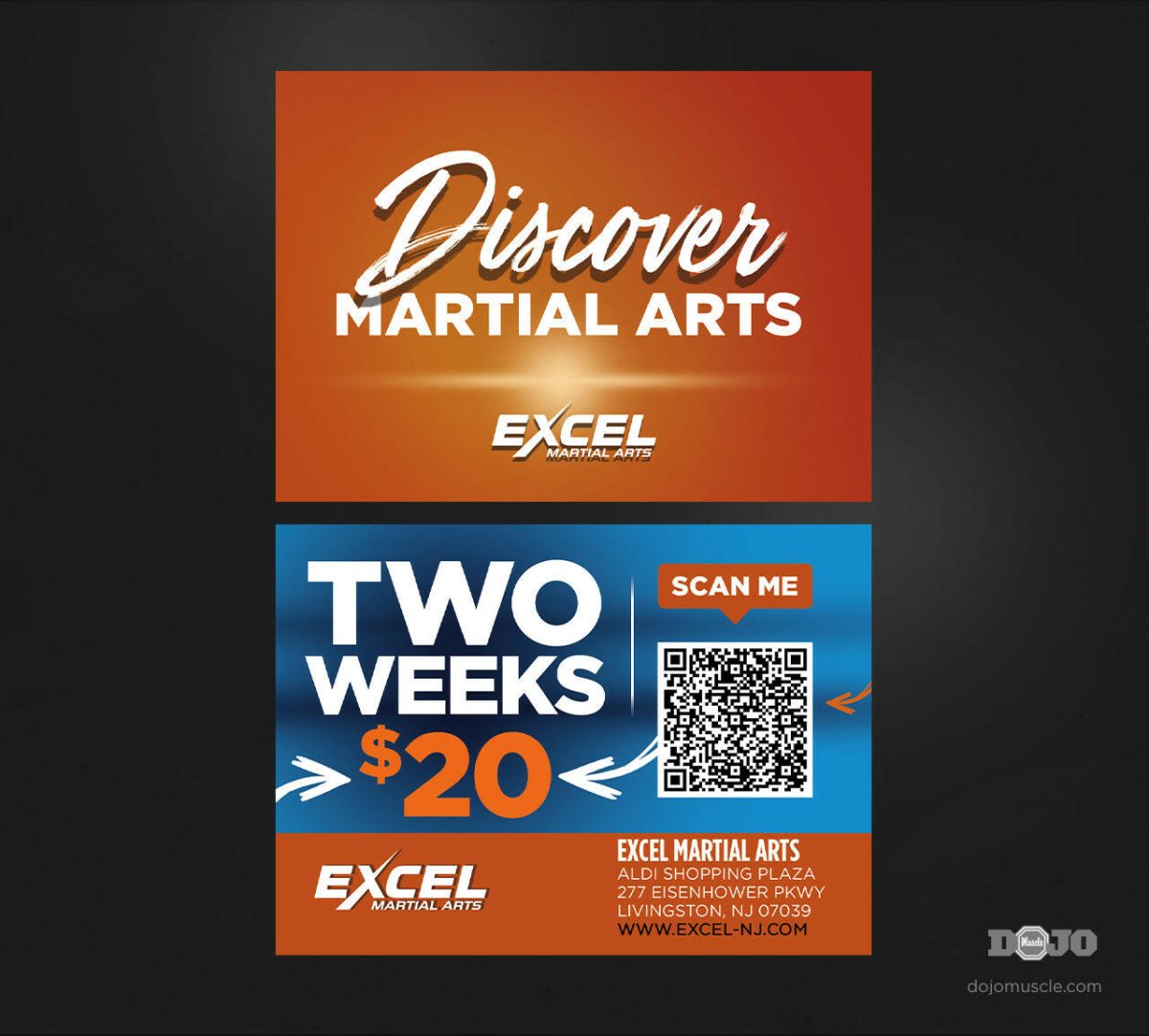 Custom Dojo Muscle® QR Trial Cards - Dojo Muscle
