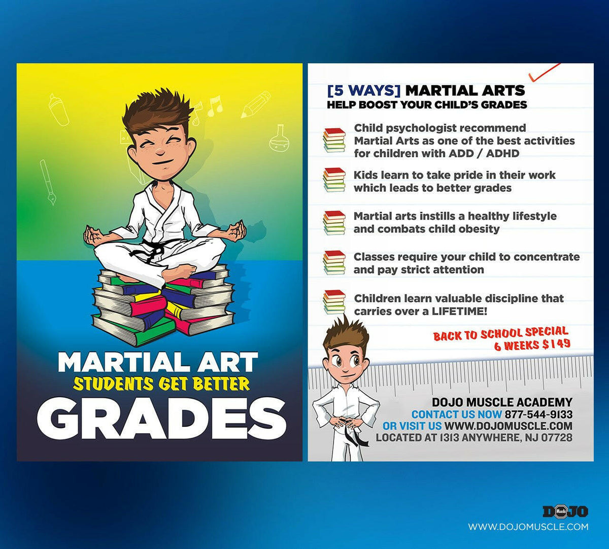Back To School - Martial Arts Students Get Better Grades! 1C - Dojo Muscle