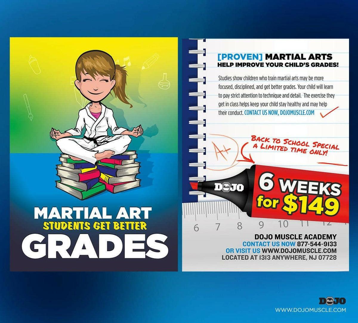 Back To School - Martial Arts Students Get Better Grades! 2C - Dojo Muscle