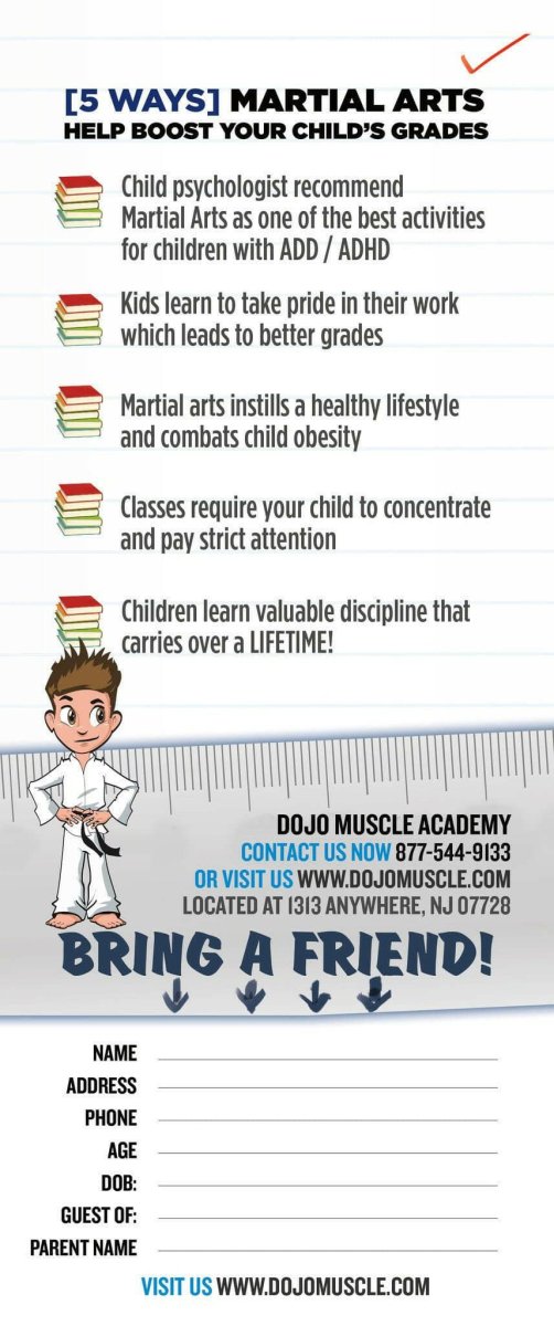 Buddy Pass| Back To School|Martial Arts Students Get Better Grades - Dojo Muscle