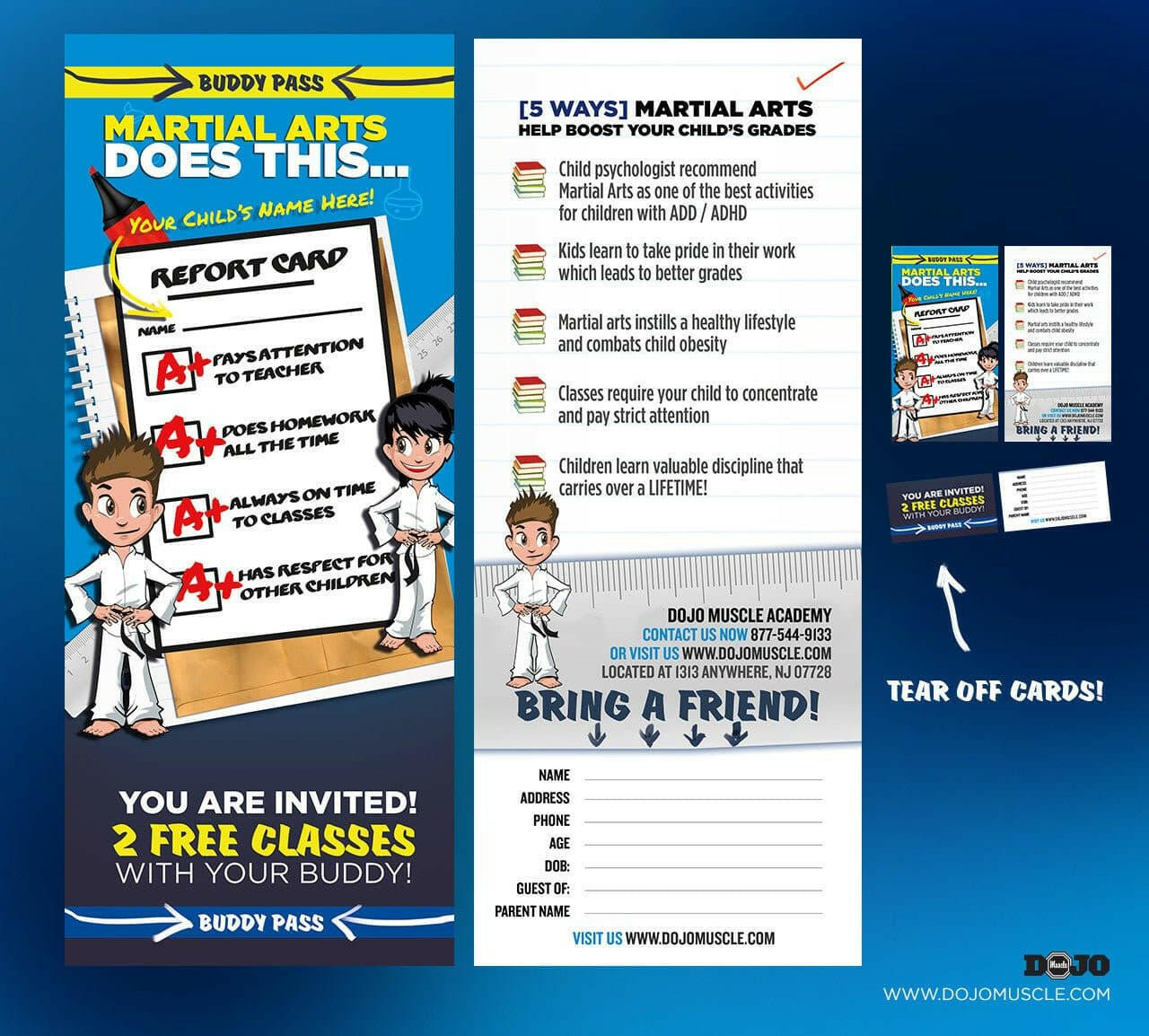 Buddy Pass Back To School Martial Arts Students Get Better Grades C - Dojo Muscle