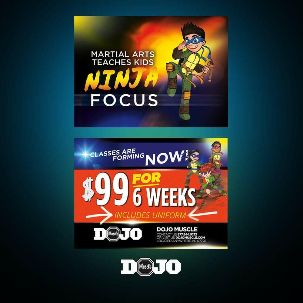 Custom Dojo Muscle® Trial Cards - Dojo Muscle