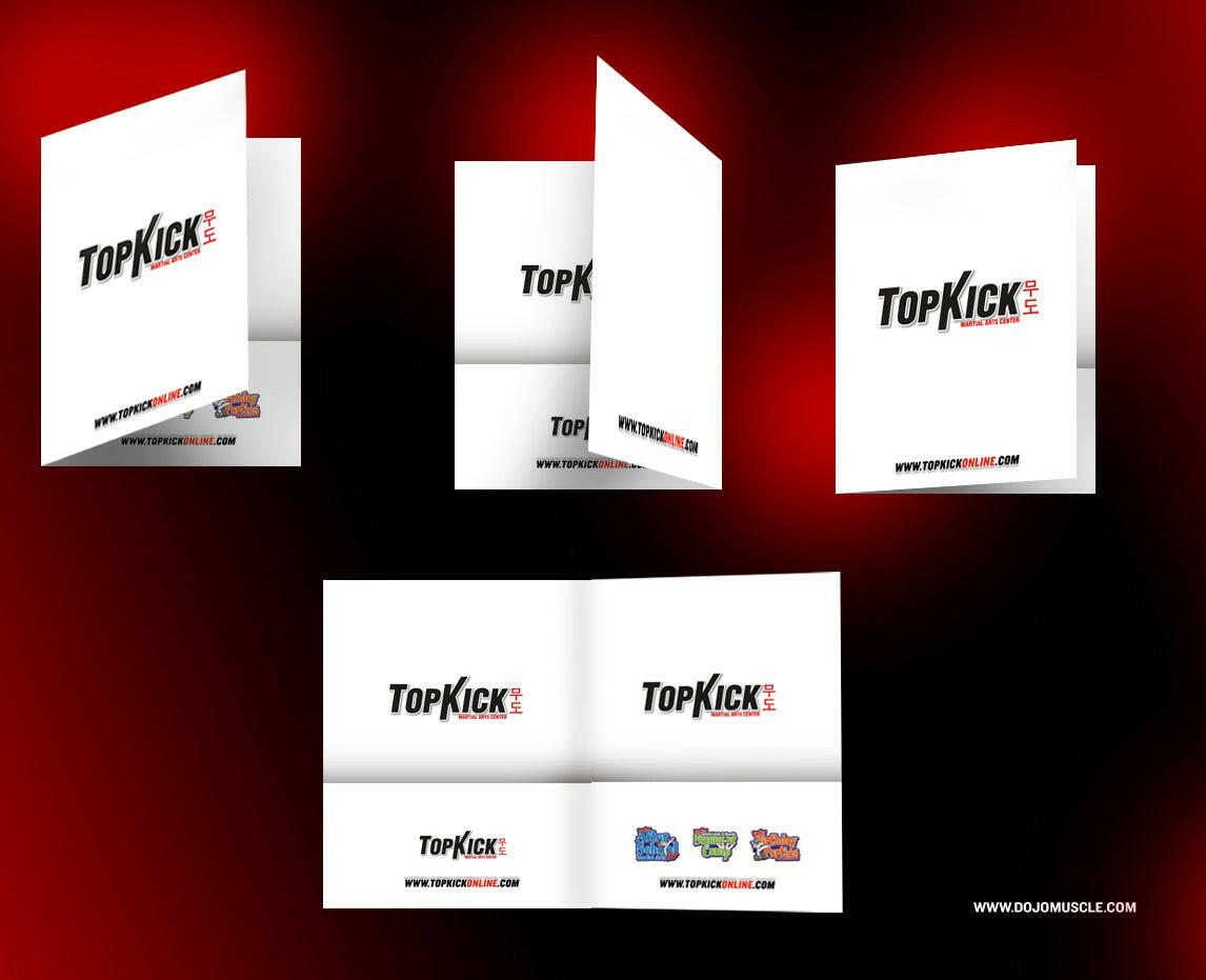 Full Customizable Branded Folders - Dojo Muscle