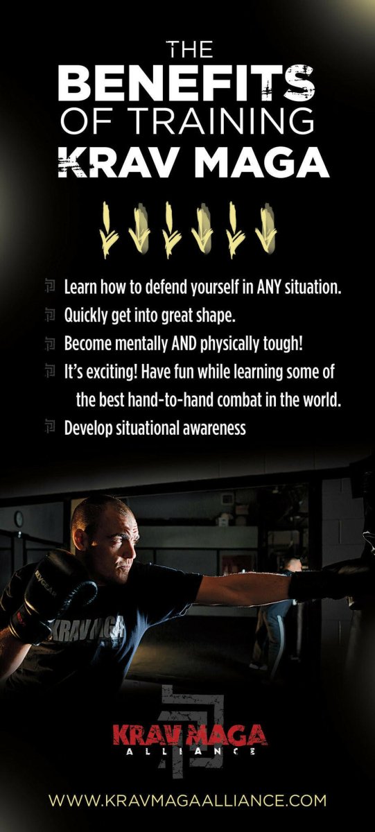 Rack Card Krav Maga Alliance 1c - Dojo Muscle