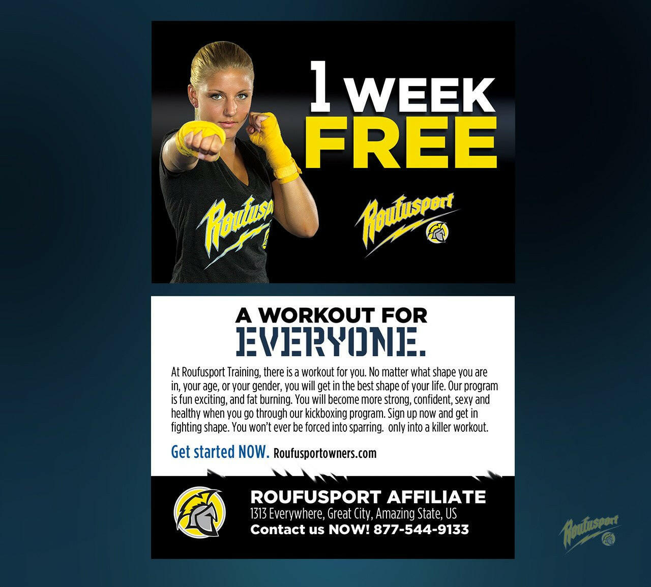 Roufusport Kickboxing Trial Pass 1c - Dojo Muscle