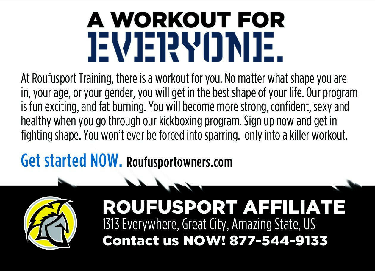 Roufusport Kickboxing Trial Pass 1c - Dojo Muscle