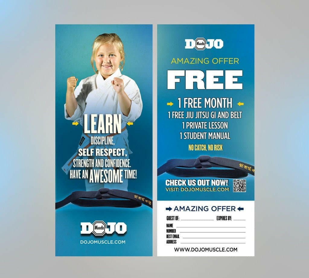 Tear Off Cards - Karate 3 - Dojo Muscle