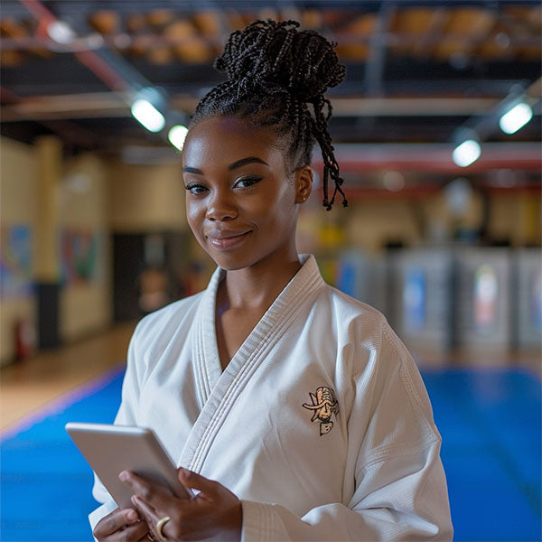 Young Black Girl With Tablet