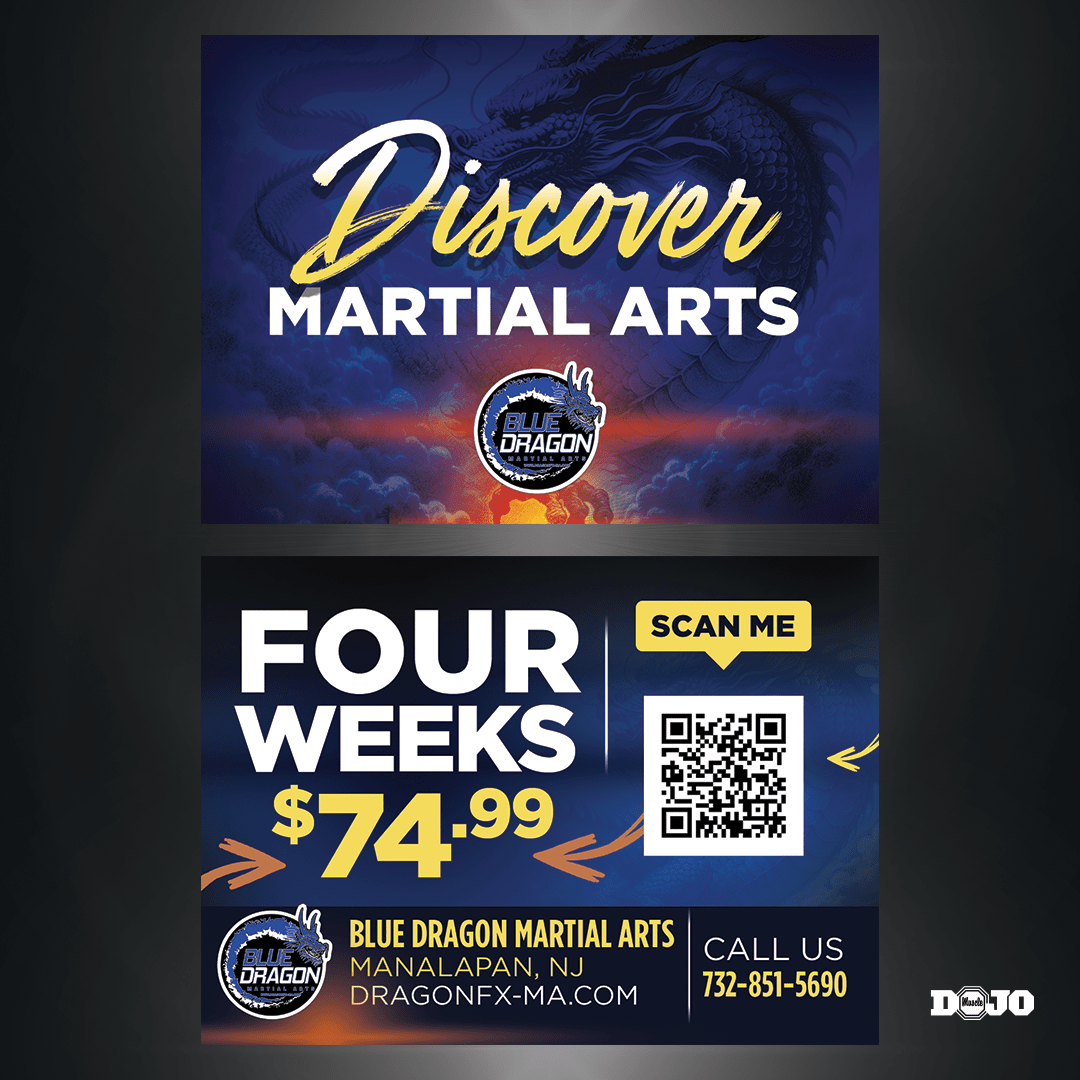 Custom Dojo Muscle® QR Trial Cards - Dojo Muscle