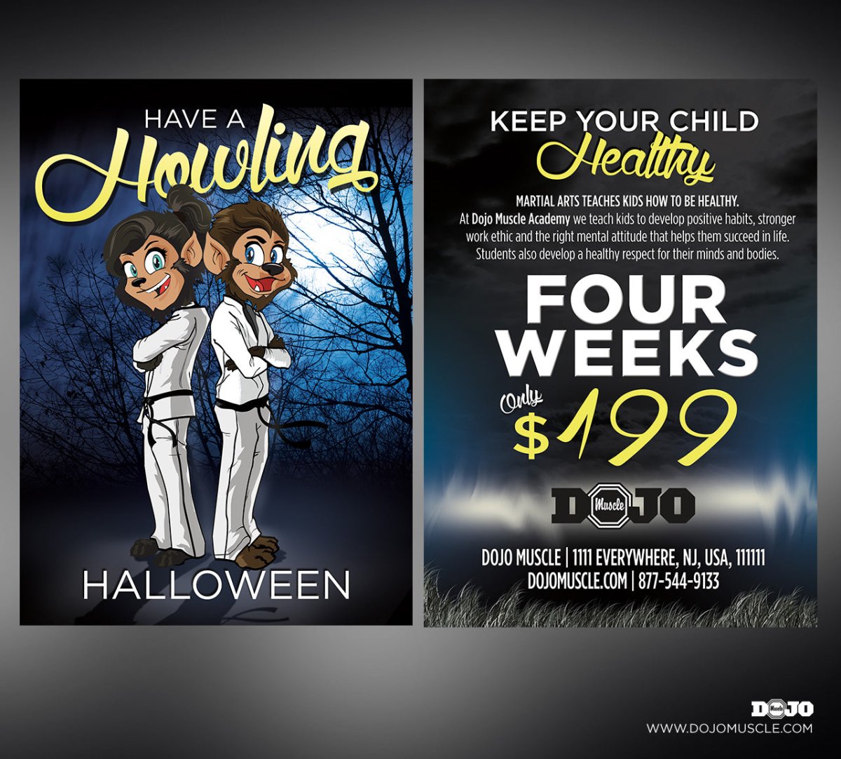 Howling Halloween - Offer Card - Dojo Muscle