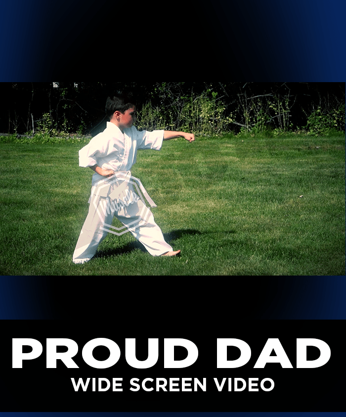 So Proud Of You Video - Proud Dad - Kids Martial Arts (Wide) - Dojo Muscle