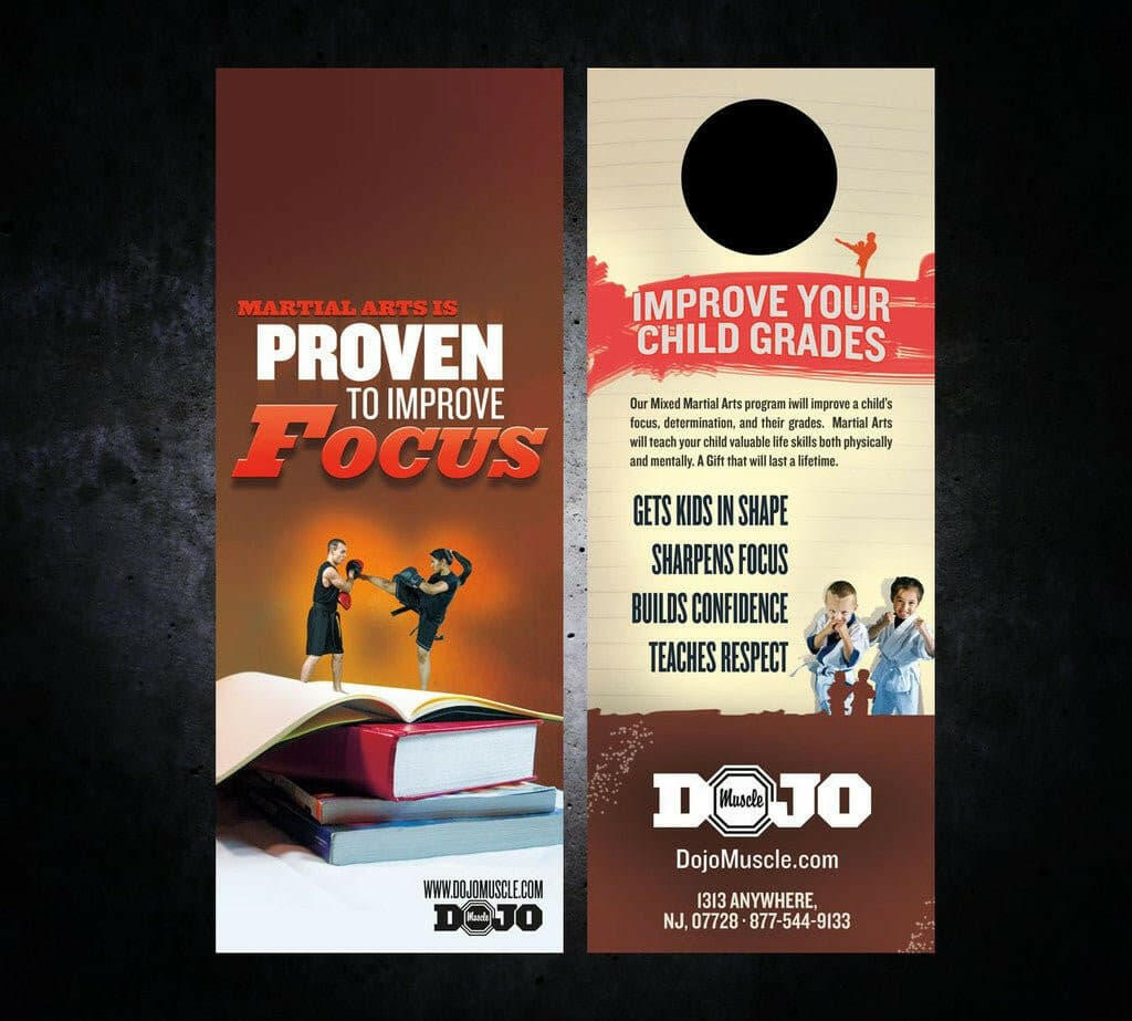 Back to School Door Hangers - Focus - Dojo Muscle