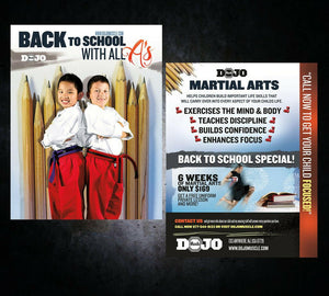Back to School Flyer - All A's - Dojo Muscle