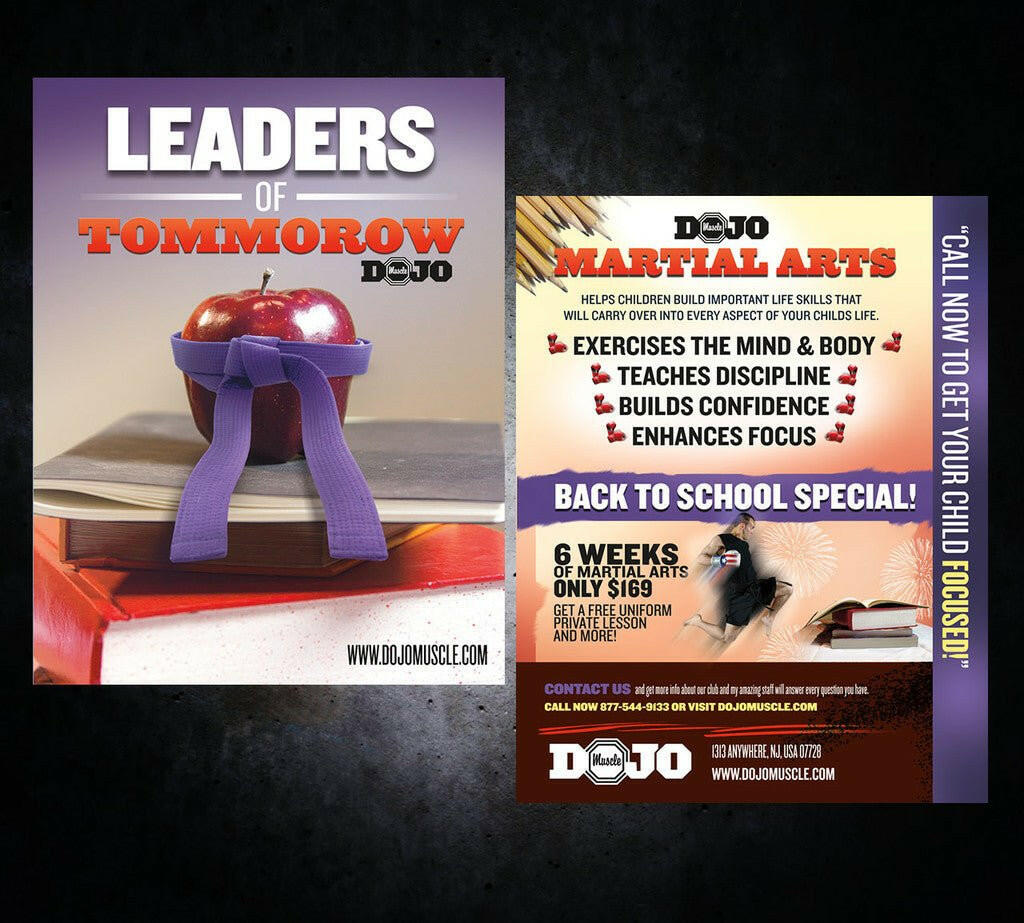 Back to School Flyer - Leaders - Dojo Muscle