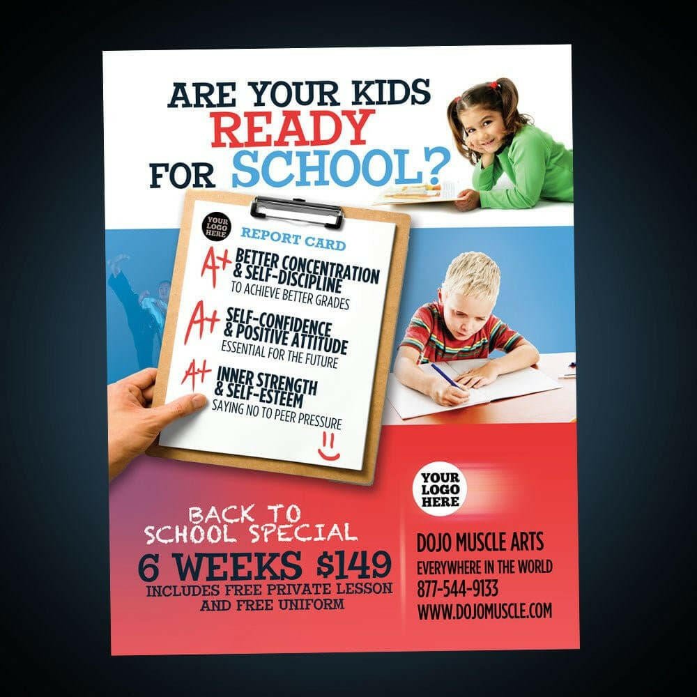 Back To School Flyer - Ready? - Dojo Muscle
