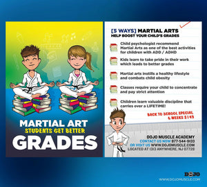 Back To School - Martial Arts Students Get Better Grades! 1A - Dojo Muscle