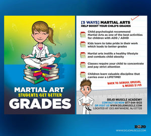 Back To School - Martial Arts Students Get Better Grades! 1B - Dojo Muscle