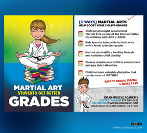 Back To School - Martial Arts Students Get Better Grades! 1D - Dojo Muscle