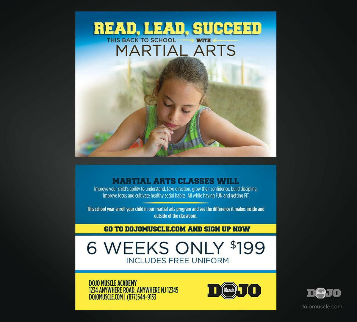 Back To School Read, Lead, Succeed Trial Pass 2 - Dojo Muscle