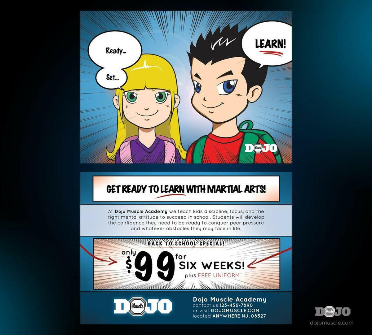 Back To School Ready Set Learn Trial Pass - Dojo Muscle