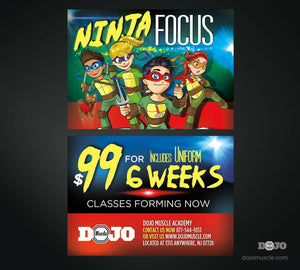 Back To School With Ninja Focus Trial Pass 1A - Dojo Muscle