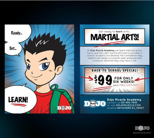 Back to School with Ready Set Learn Post Cards - Dojo Muscle