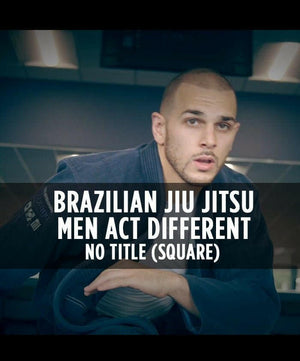Brazilian Jiu Jitsu – Men Act Different (Square) - No Title - Dojo Muscle