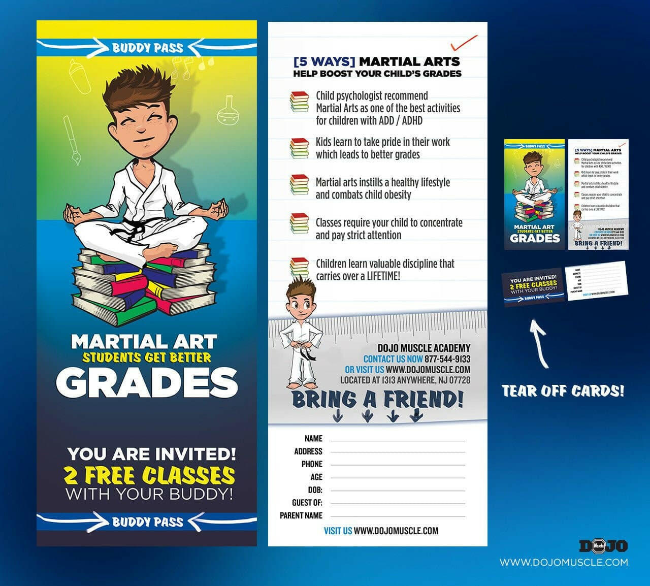 Buddy Pass| Back To School|Martial Arts Students Get Better Grades - Dojo Muscle