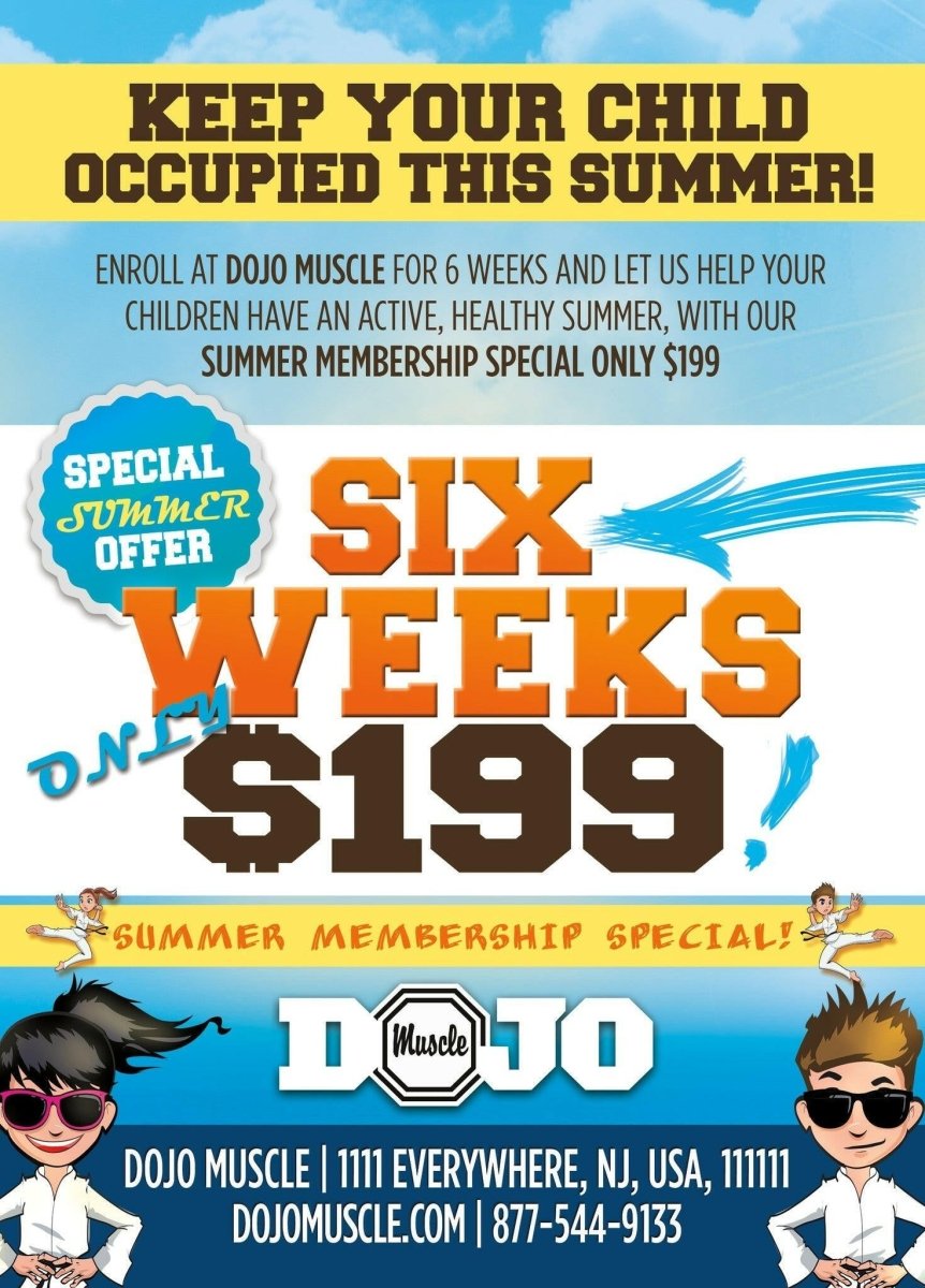 Children&#39;s Summer Fun Series 1b - Dojo Muscle