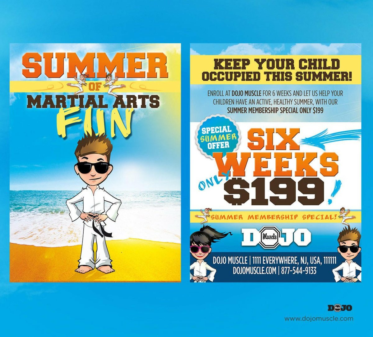 Children&#39;s Summer Fun Series 1c - Dojo Muscle