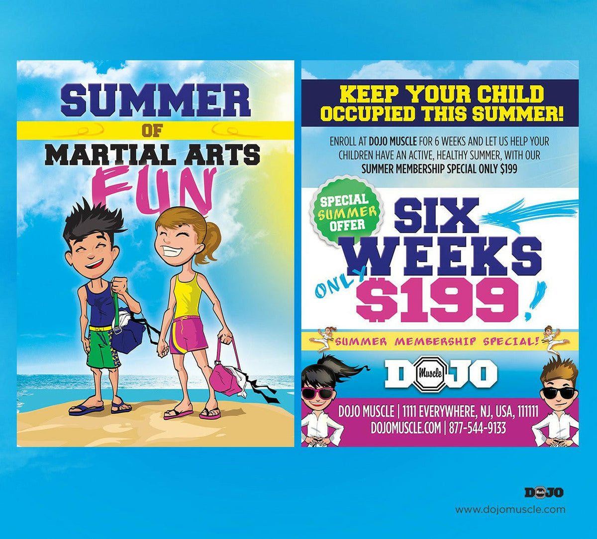 Children&#39;s Summer Fun Series 1d - Dojo Muscle