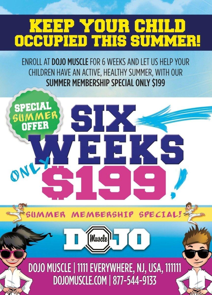 Children's Summer Fun Series 1d - Dojo Muscle