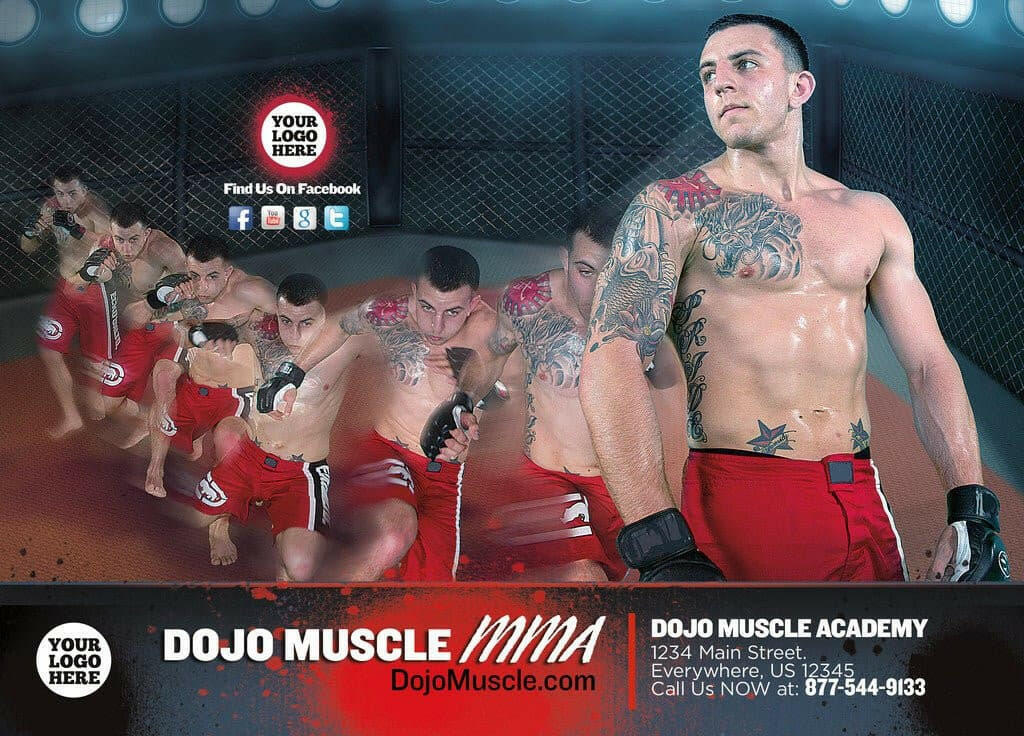 Martial Arts Class Schedules - MMA 3 - Dojo Muscle