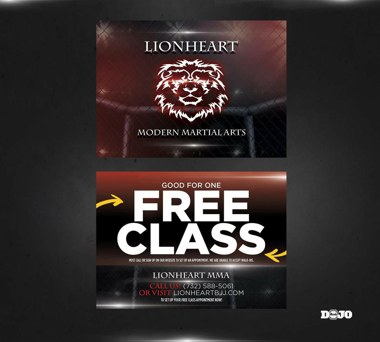 Custom Dojo Muscle® Trial Cards - Dojo Muscle