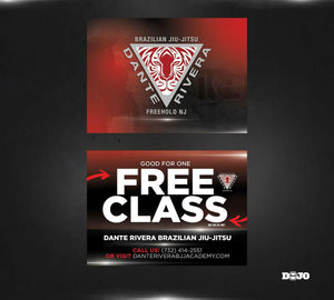 Custom Dojo Muscle™ Trial Cards - Dojo Muscle