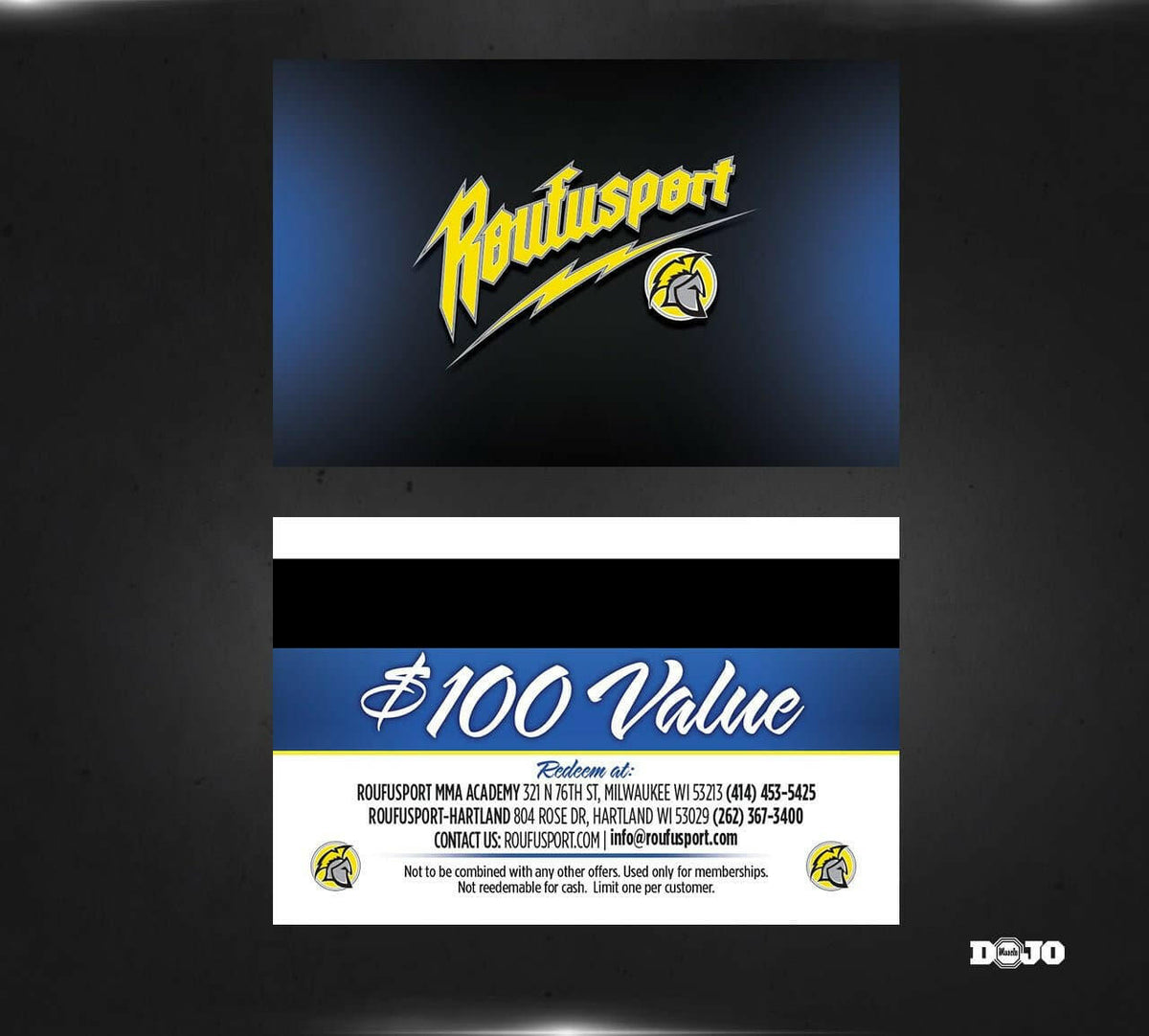 Custom Dojo Muscle® Trial Cards - Dojo Muscle