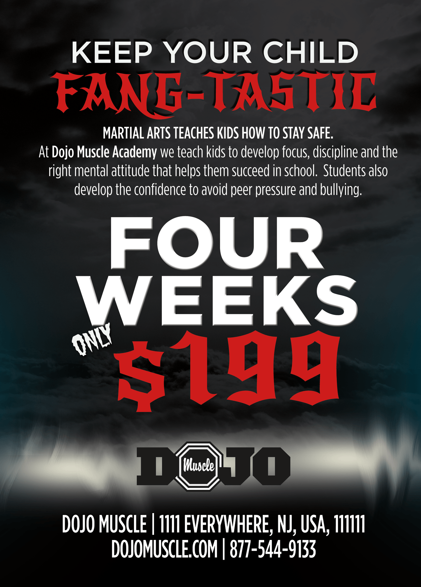 Fang-Tastic - Offer Back - Dojo Muscle