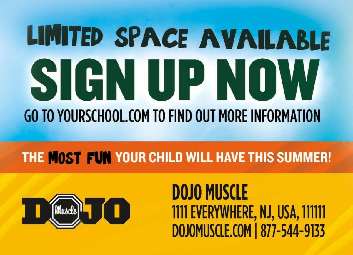 Fitness and Fun Summer Camp Trial Pass 1A - Dojo Muscle