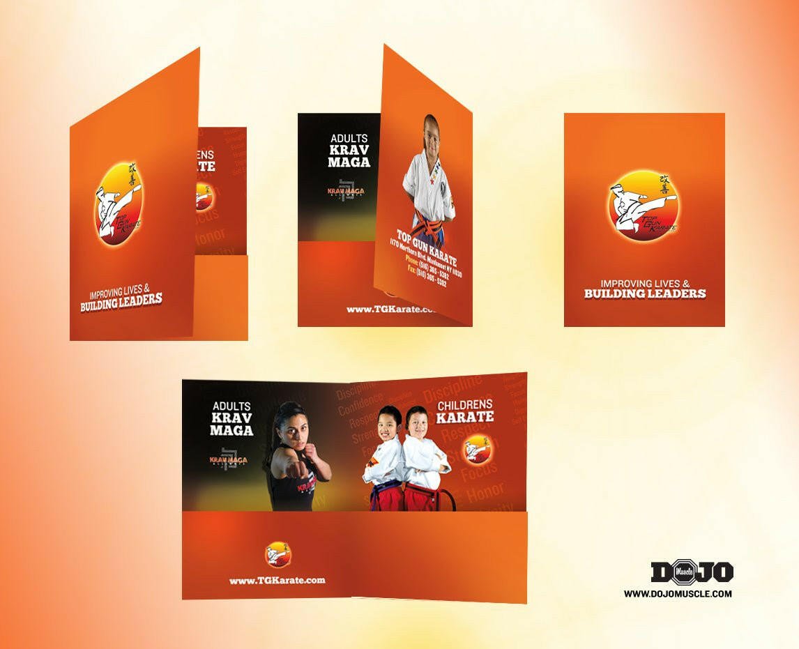 Full Customizable Branded Folders - Dojo Muscle