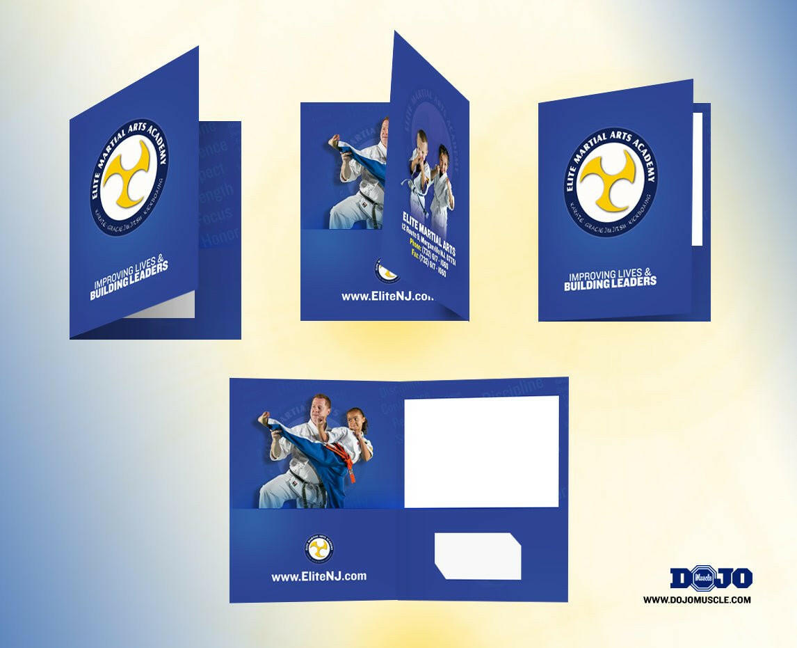 Full Customizable Branded Folders - Dojo Muscle