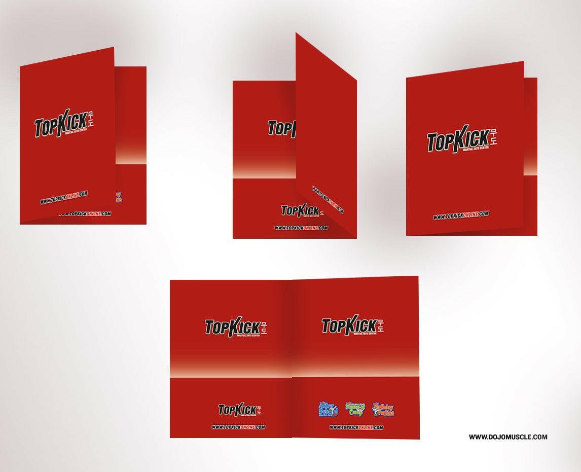 Full Customizable Branded Folders - Dojo Muscle
