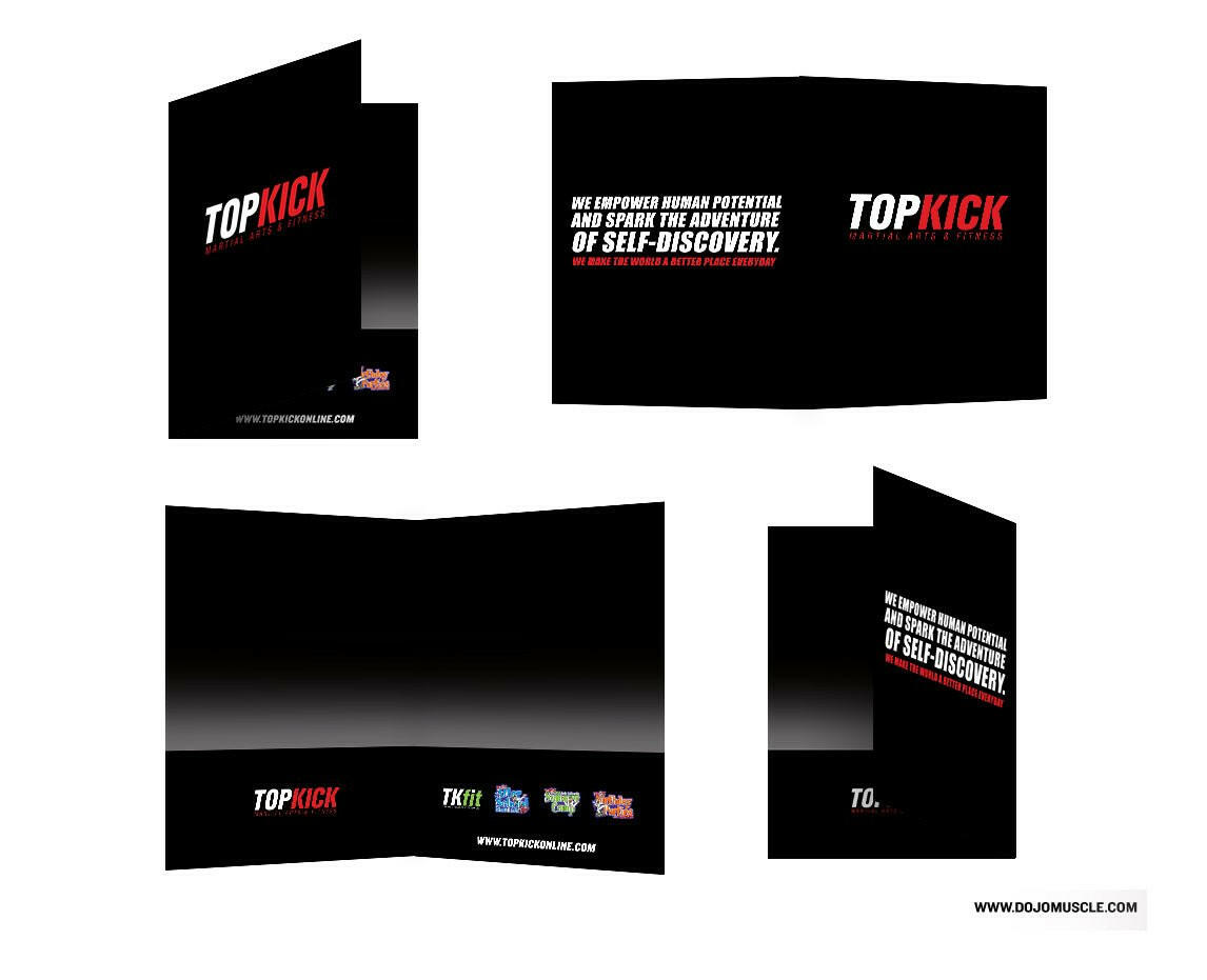 Full Customizable Branded Folders - Dojo Muscle
