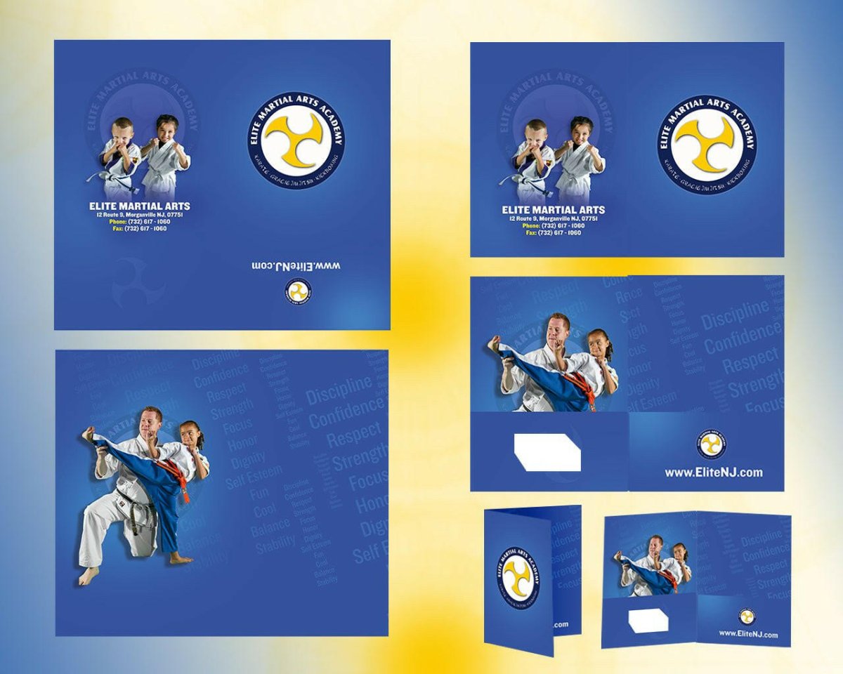 Full Customizable Branded Folders - Dojo Muscle