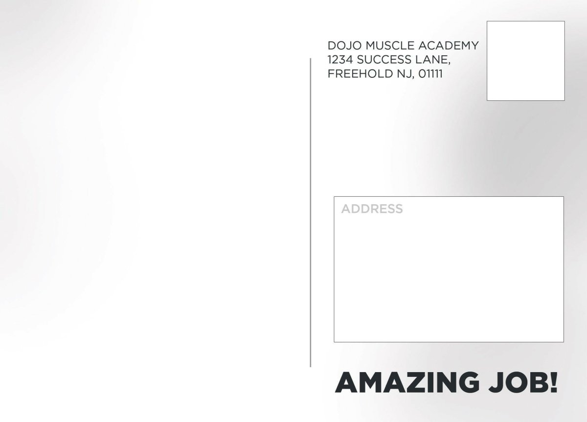 Great Job Cards 1C - Dojo Muscle