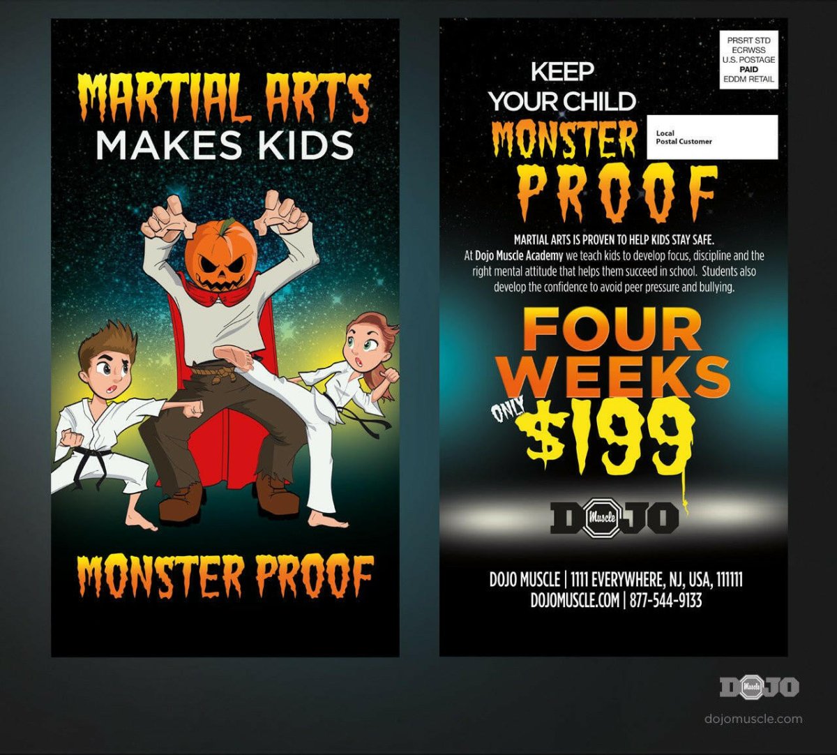 Halloween Monster Proof EDDM 2 - Dojo Muscle