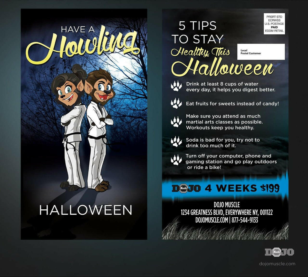 Halloween Werewolf EDDM 1 - Dojo Muscle