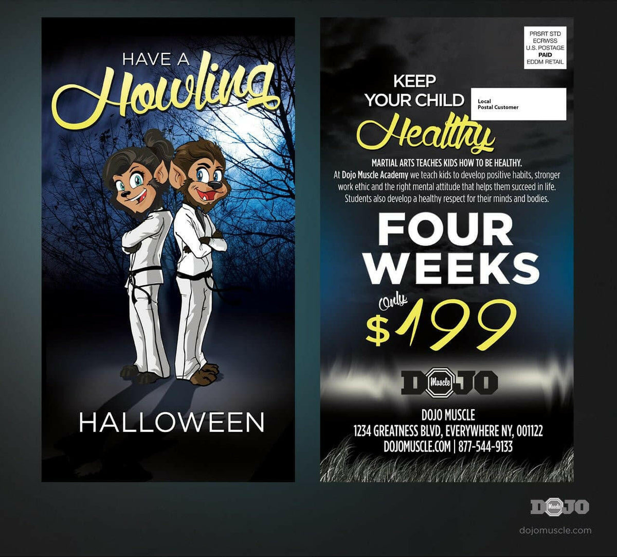 Halloween Werewolf EDDM 2 - Dojo Muscle