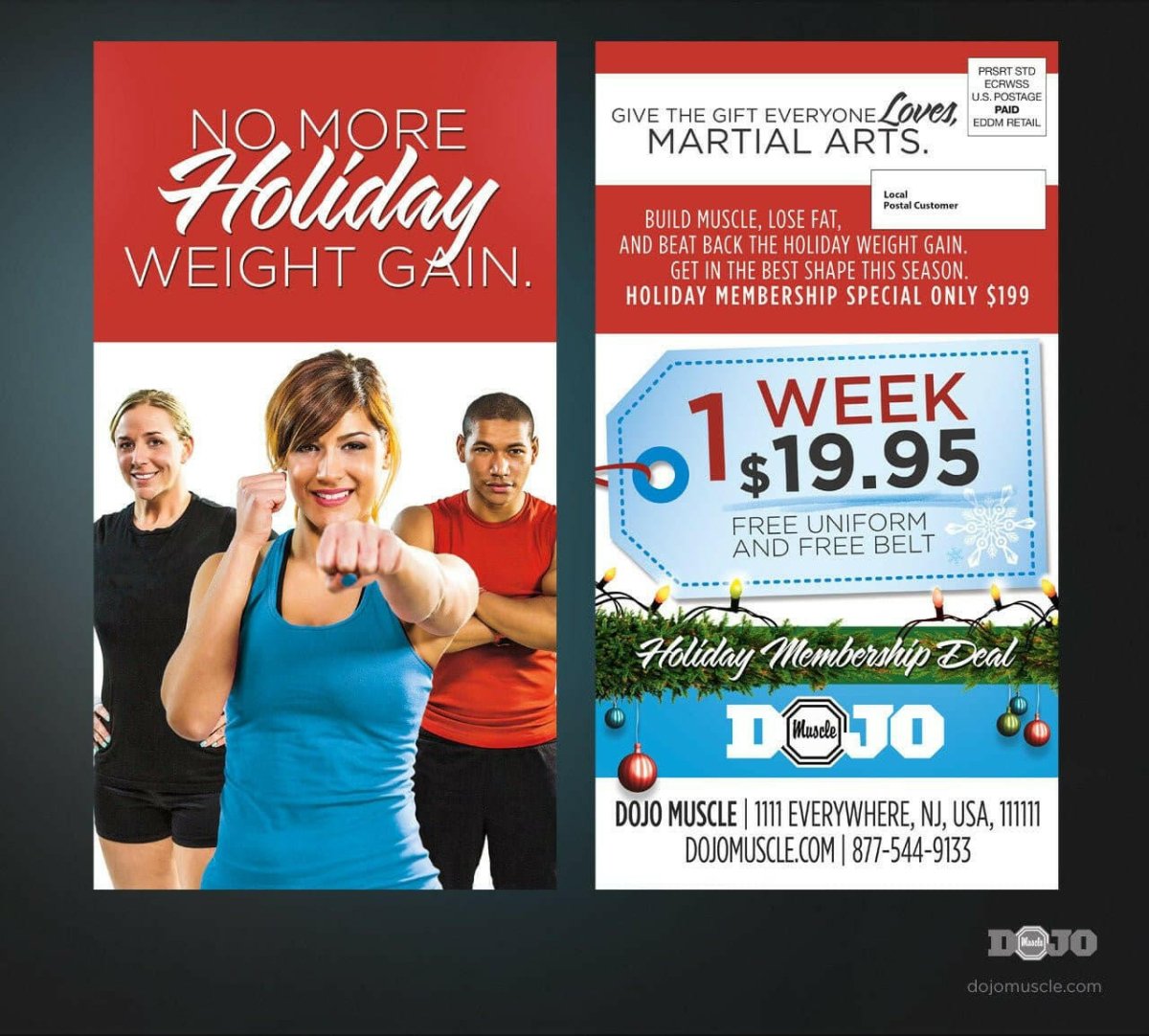 Holiday Season EDDM 1 - Dojo Muscle