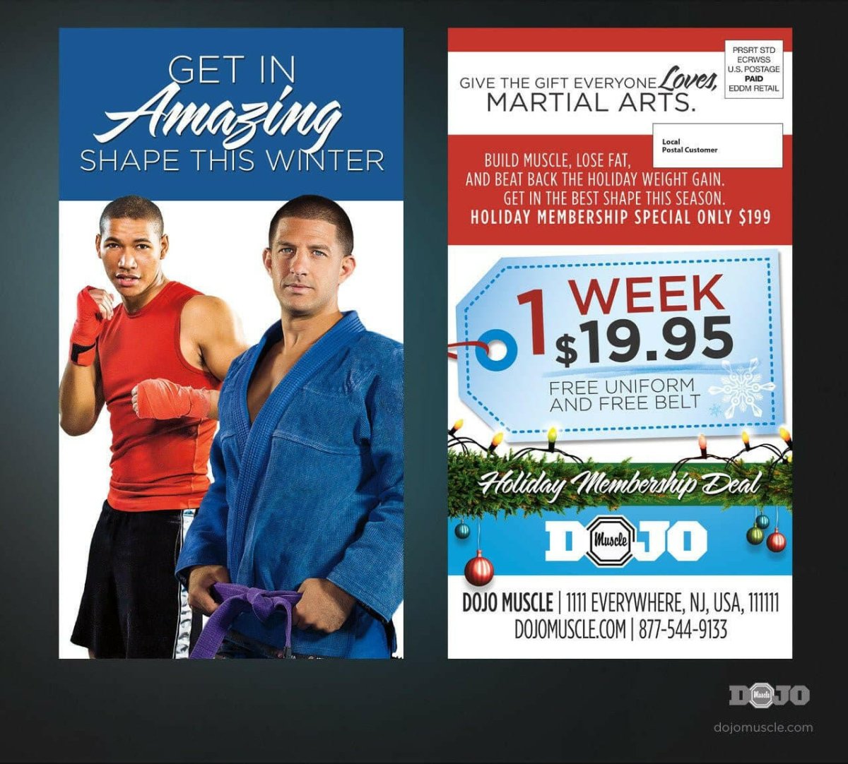 Holiday Season EDDM 2 - Dojo Muscle