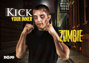 Kick Your Inner Zombie Halloween Card - Dojo Muscle